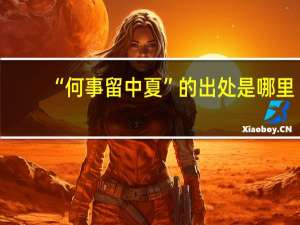 “何事留中夏”的出处是哪里