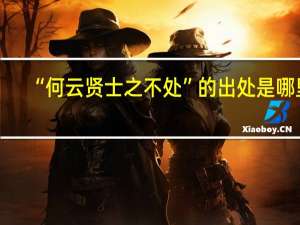 “何云贤士之不处”的出处是哪里