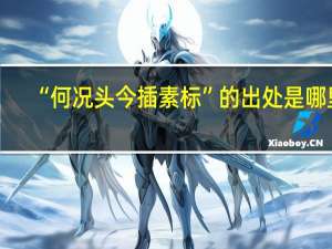 “何况头今插素标”的出处是哪里