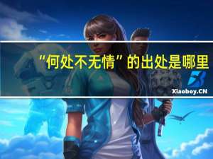 “何处不无情”的出处是哪里