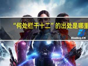 “何处栏干十二”的出处是哪里
