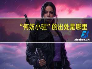 “何妨小驻”的出处是哪里