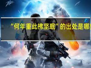 “何年重此拂坚珉”的出处是哪里