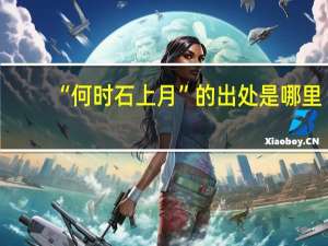 “何时石上月”的出处是哪里