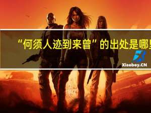 “何须人迹到来曾”的出处是哪里