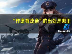 “作麽有疏亲”的出处是哪里