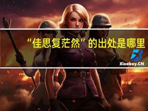 “佳思复茫然”的出处是哪里