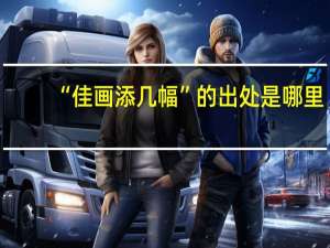 “佳画添几幅”的出处是哪里