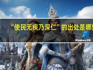 “使民无疾乃深仁”的出处是哪里