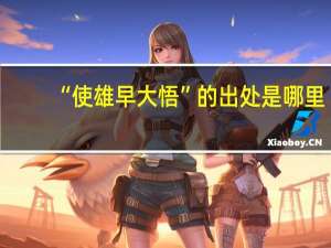 “使雄早大悟”的出处是哪里