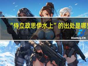 “侍立政思伊水上”的出处是哪里