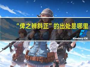 “俾之辨斜正”的出处是哪里