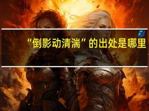 “倒影动清湍”的出处是哪里