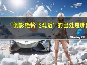 “倒影绝怜飞观近”的出处是哪里