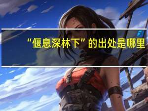 “偃息深林下”的出处是哪里