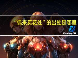 “偶来买花处”的出处是哪里