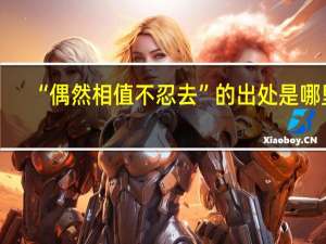 “偶然相值不忍去”的出处是哪里