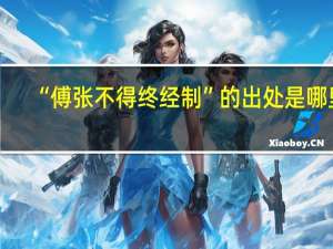 “傅张不得终经制”的出处是哪里
