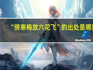 “傍寒梅放六花飞”的出处是哪里
