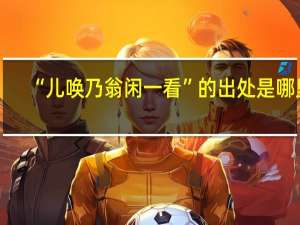 “儿唤乃翁闲一看”的出处是哪里