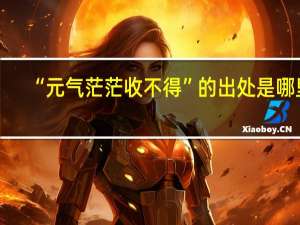 “元气茫茫收不得”的出处是哪里