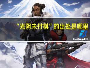 “光阴未付棋”的出处是哪里