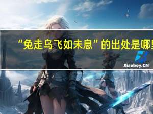 “兔走乌飞如未息”的出处是哪里