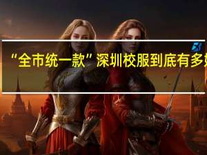 “全市统一款”深圳校服到底有多好看