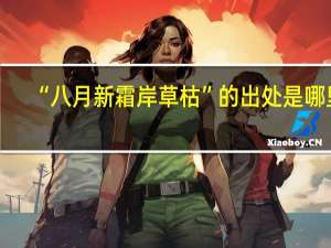 “八月新霜岸草枯”的出处是哪里