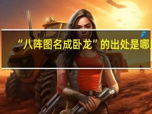 “八阵图名成卧龙”的出处是哪里