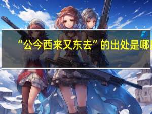 “公今西来又东去”的出处是哪里