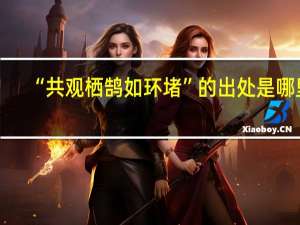 “共观栖鹄如环堵”的出处是哪里