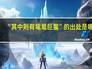 “其中则有鼋鼍巨鳖”的出处是哪里