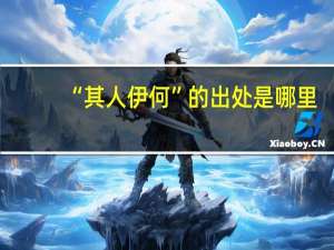 “其人伊何”的出处是哪里
