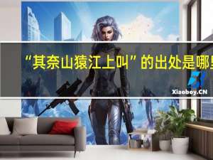 “其奈山猿江上叫”的出处是哪里