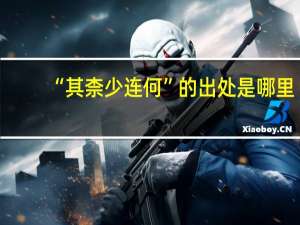 “其柰少连何”的出处是哪里