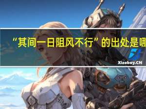“其间一日阻风不行”的出处是哪里