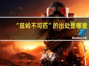 “兹岭不可匹”的出处是哪里