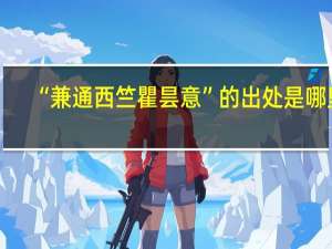“兼通西竺瞿昙意”的出处是哪里