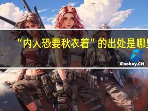 “内人恐要秋衣着”的出处是哪里