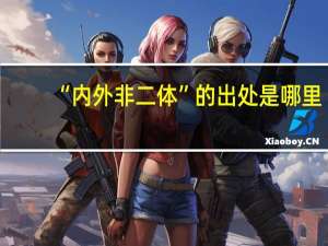 “内外非二体”的出处是哪里