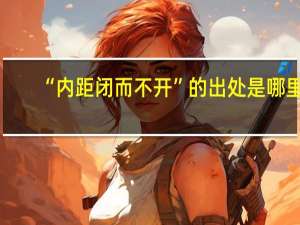 “内距闭而不开”的出处是哪里