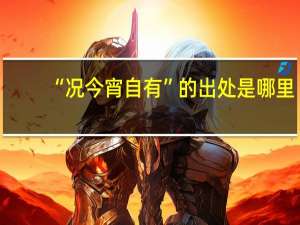 “况今宵自有”的出处是哪里