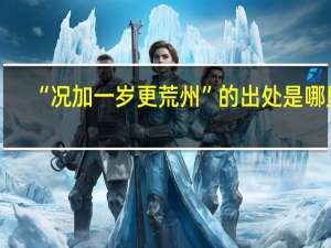 “况加一岁更荒州”的出处是哪里