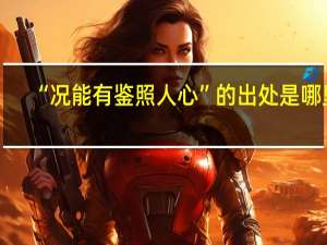 “况能有鉴照人心”的出处是哪里