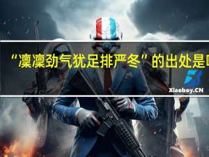 “凜凜劲气犹足排严冬”的出处是哪里