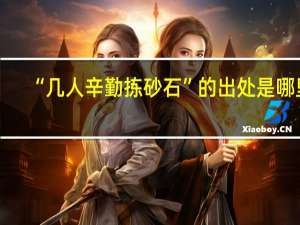 “几人辛勤拣砂石”的出处是哪里