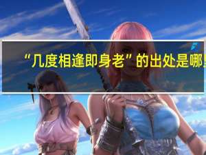 “几度相逢即身老”的出处是哪里