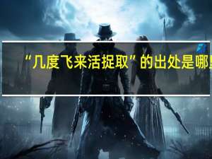 “几度飞来活捉取”的出处是哪里