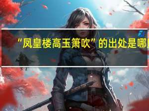 “凤皇楼高玉箫吹”的出处是哪里
